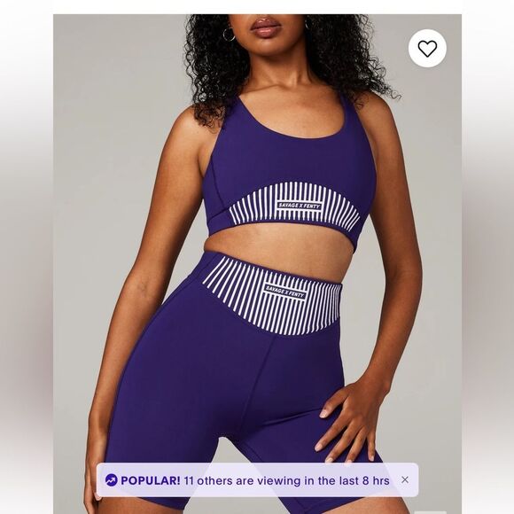 SAVAGE Xccentuate Set✨Sports Bra and Shorts Size Medium - Picture 5 of 10